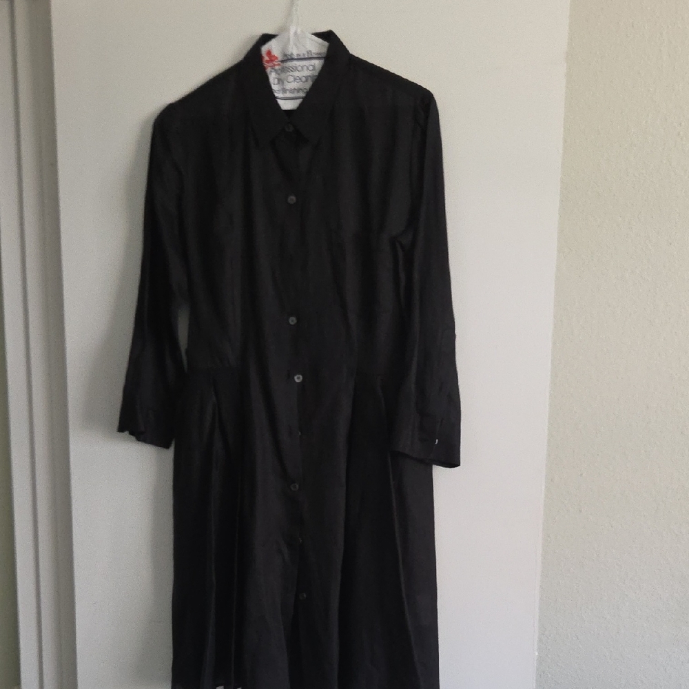 Theory Black Midi Dress